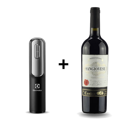 Kit Vinho Italiano com abridor Elétrico Electrolux