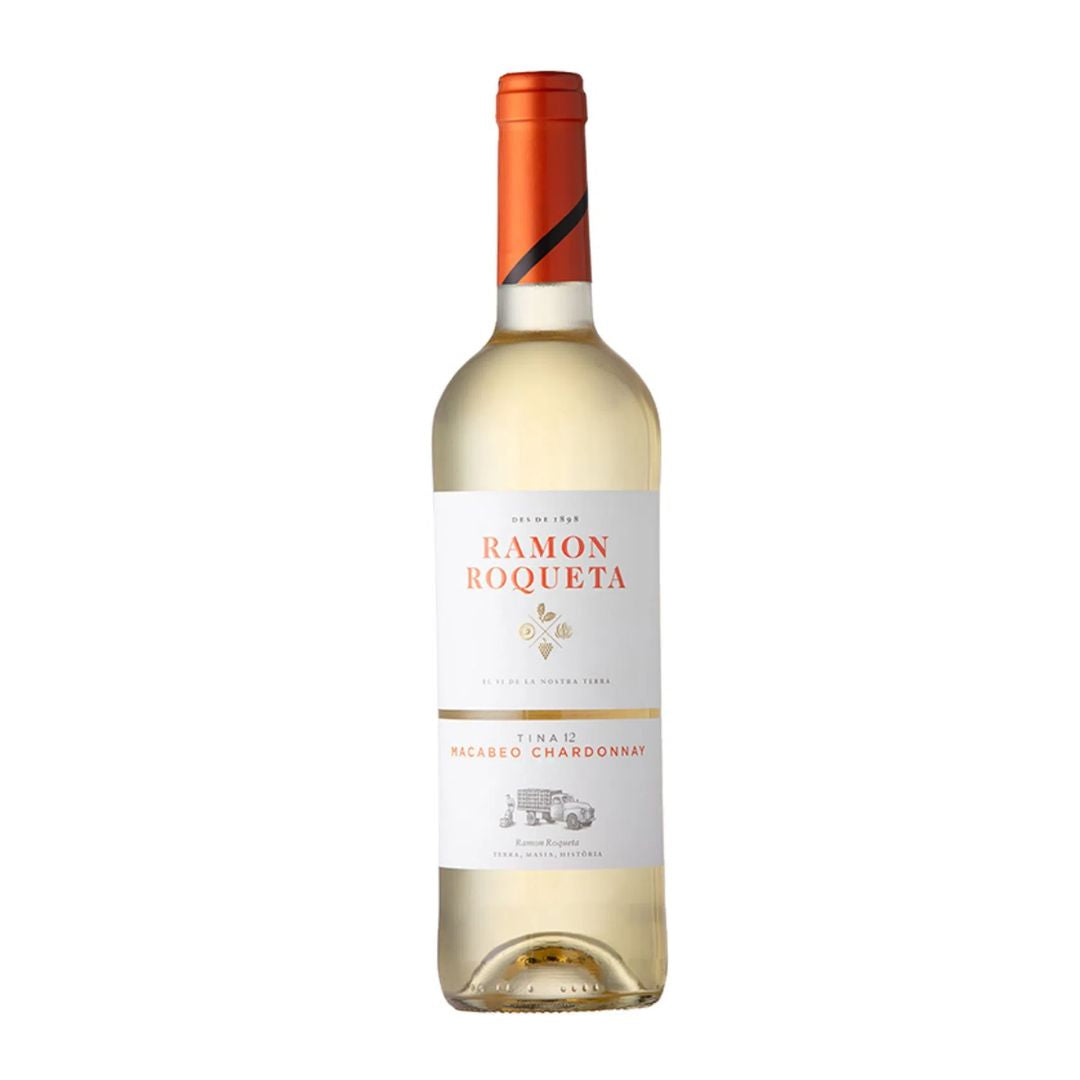 Ramon Roqueta Macabeo Chardonnay Tina 12 Vinho Espanhol branco