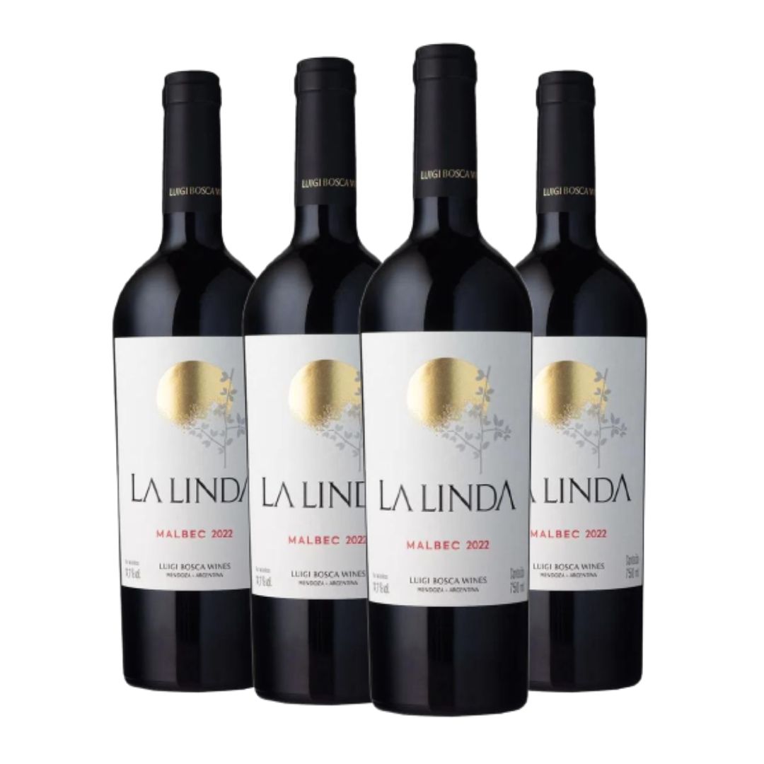 kit vinho Argentino La Linda Malbec Argentino
