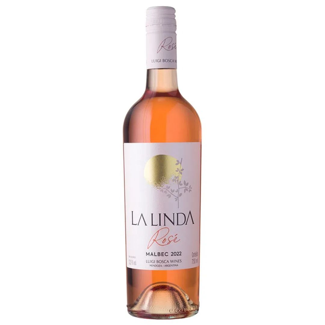 Vinho La Linda  Malbec Rosé 750 ml - Vinho Argentino Rose Seco