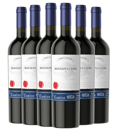 Kit Vinho Le Casine Montepulciano D'Abruzzo 6 garrafas 750 ml