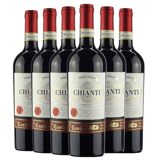 Kit Vinho Le Casine Chianti 6 garrafas 750 ml - Vinho italiano barato