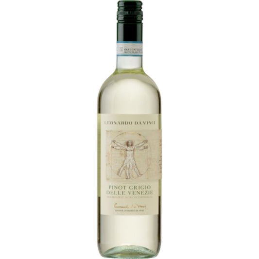 Vinho Leonardo Da Vinci Pinot Grigio - Vinho Branco Italiano