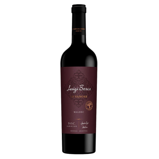 Vinho Luigi Bosca Malbec DOC De Sangre 750 ml - Vinhoa Argentino Tinto Seco