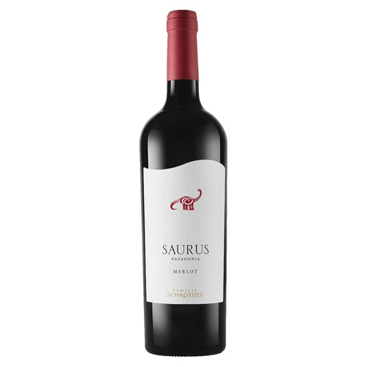 Vinho Merlot Saurus Shcroeder 750 ml - Vinho Argentino Tinto Seco