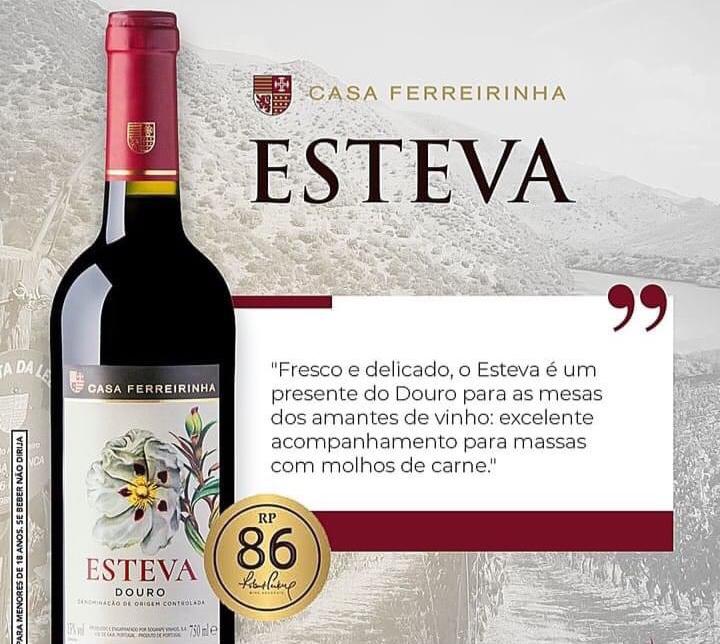 Vinho Esteva Douro - Casa Ferreirinha - Pinott Wine